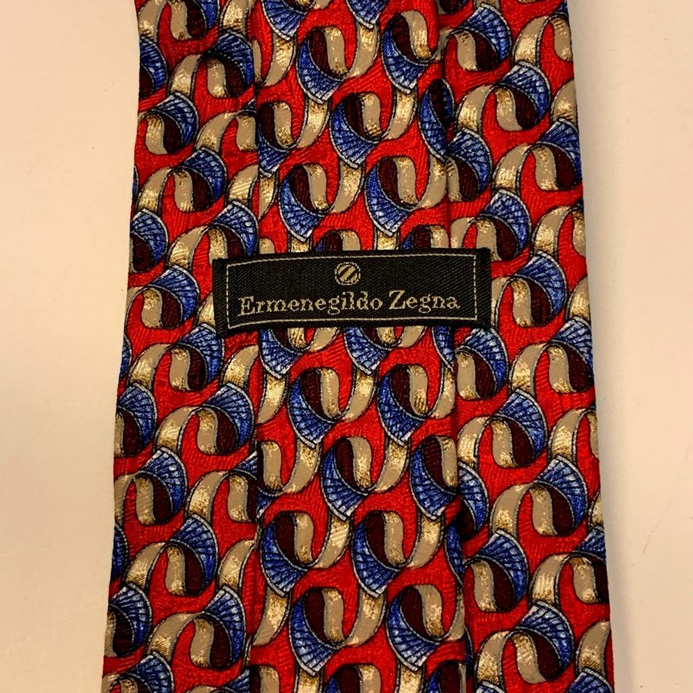 Ermenegildo Zegna Disegno Exclusivo Silk Neck Tie